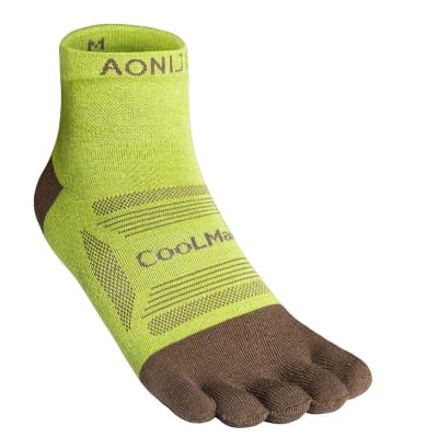 Aonijie Media Trail Toe Negro/Verde