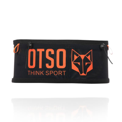 OTSO Cinturón de correr unisex - Black & Orange