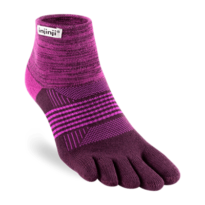Injinji Media Performance Trail Mini-Crew - Violet