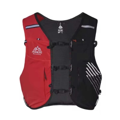 Aonijie Mochila Lightweight off Road 10L Negro/Rojo