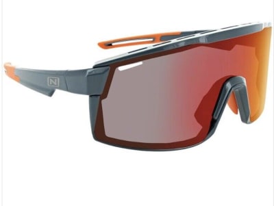 Optic Nerve Fixie Max Shiny Grey with Orange Mirror