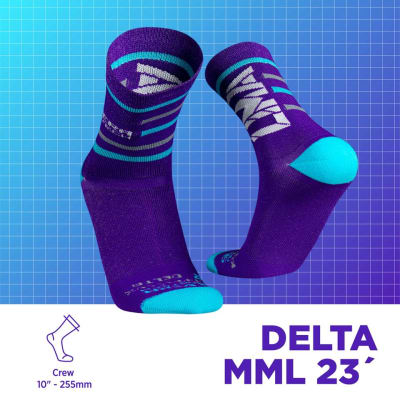 Silvera Medias Delta MML Morado