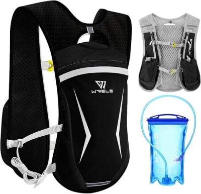 Wrels Chaleco Negro con bladder 1L