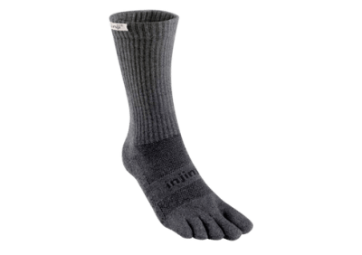 Injinji Media TRAIL Midweight Crew Coolmax Granite