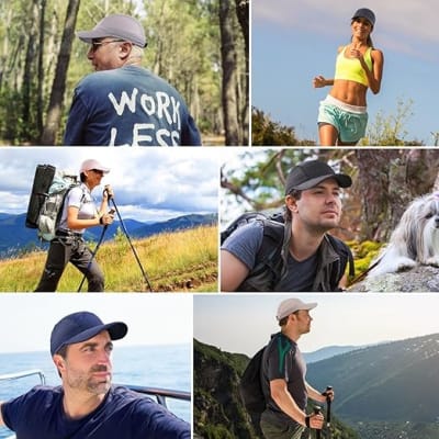 Gadiemkensd Gorra de Correr Plegable