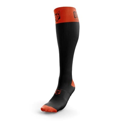 OTSO Media Multideporte Recovery Black & Fluo Orange