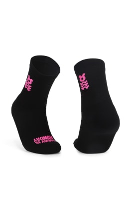 BunnyHop Medias BHRun Negro Fucsia