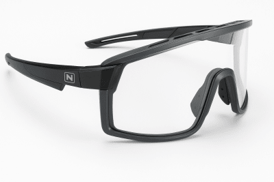 Optic Nerve Fixie Max - Matte Black with Matte Carbon Rim w/Clear Z87.1