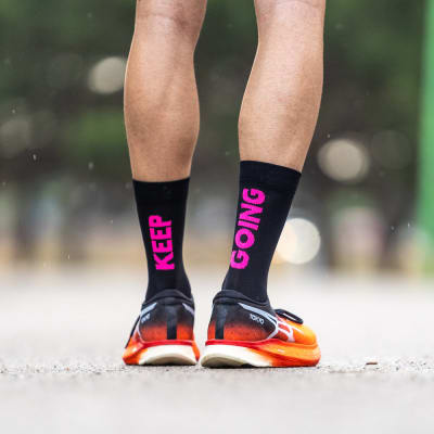 SPORCKS Medias Keep Going Black