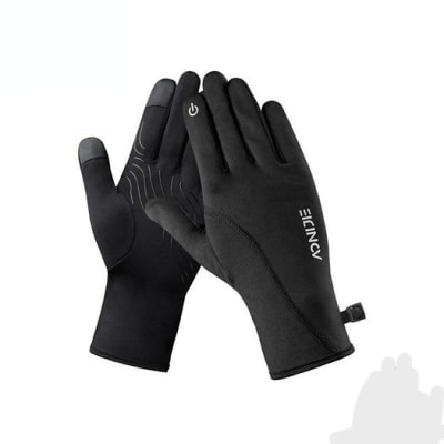 Aonijie Guantes Antideslizantes  Anti-Slip. Negro
