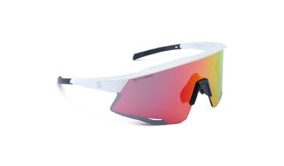 Optic Nerve Eyewear FixieAir Shiny White W Red Mirror