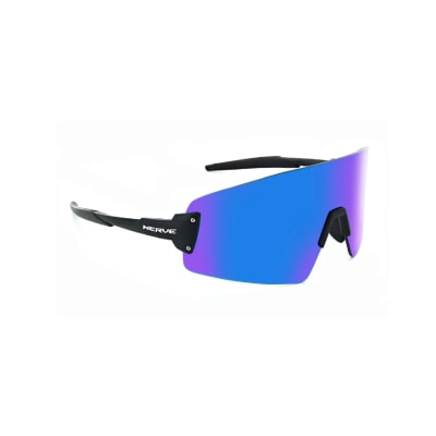 Optic Nerve Fixie Blast Matte Black W Blue Mirror