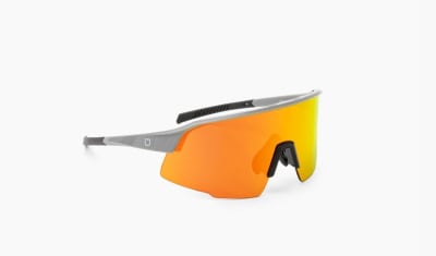 Optic Nerve Fixie Stealth Shiny Grey w/Brown Lens Red Mirror