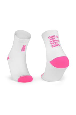 BunnyHop Medias Girls Blanco Fucsia
