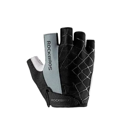 Rockbros Guantes de medio dedo