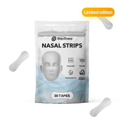 STAYSHARP TIRA NASAL TRANSPARENTE