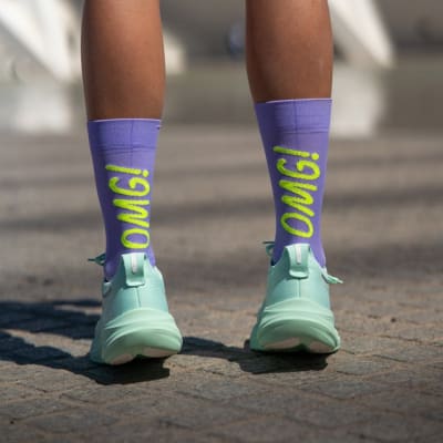 SPORCKS Medias OMG Violet