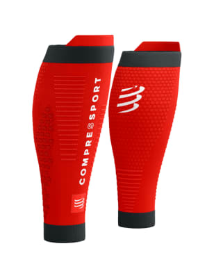 Compressport Pantorrillera R2 3.0 Rojo/Negro