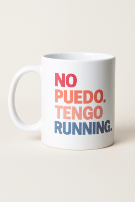 RUNNERS HIGH COFFEE CUP - NO PUEDO. TENGO RUNNING.