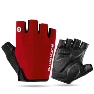 RockBros Guantes S106 de medio dedo