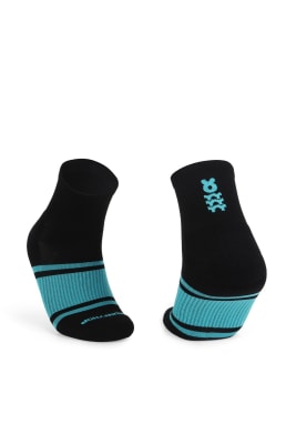BunnyHop Tobilleras Negra/Celeste