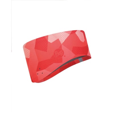 Buff Windproof Headband Camo Flamingo Pink