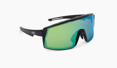 Optic Nerve Fixie Max Zaldaingerous Matte Black Green Mirror