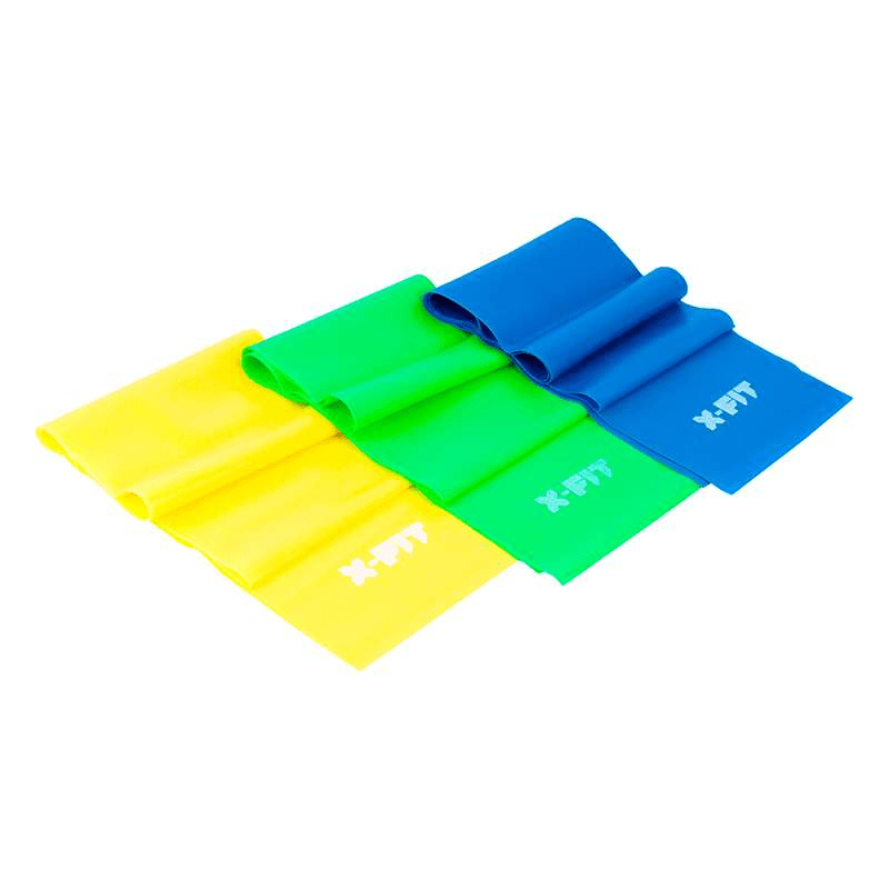 XFIT Bandas Elásticas Abiertas de Látex 3 Pack1