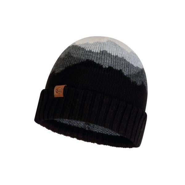Buff Knitted Hat Sveta Black1