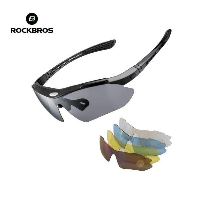 Rockbros Lentes de ciclismo 10003 con lunas intercambiables1