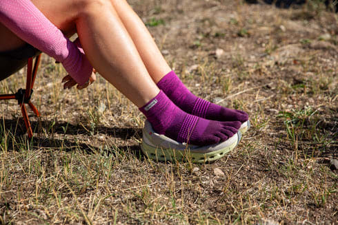 Injinji Media Performance Trail Mini-Crew - Violet3
