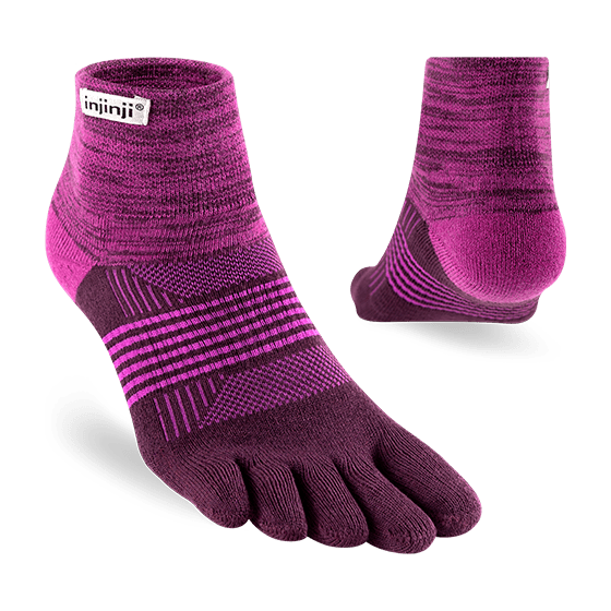 Injinji Media Performance Trail Mini-Crew - Violet2