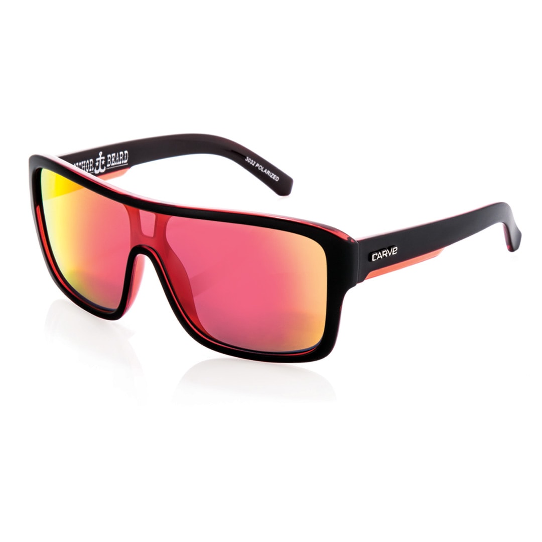 CARVE Anchor Beard Polarized Red Iridium1