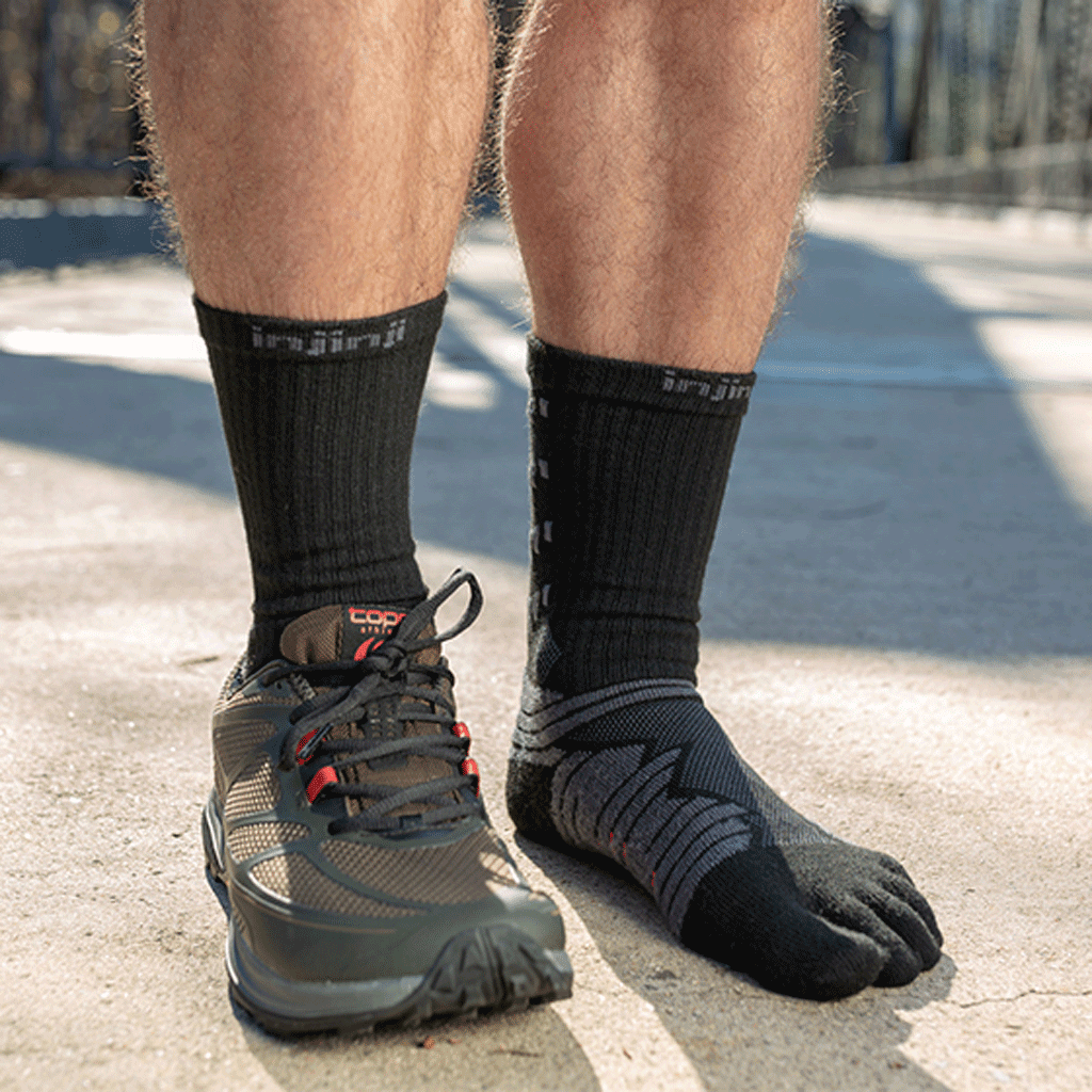 Injinji Media Performance Ultra Run Crew Black2