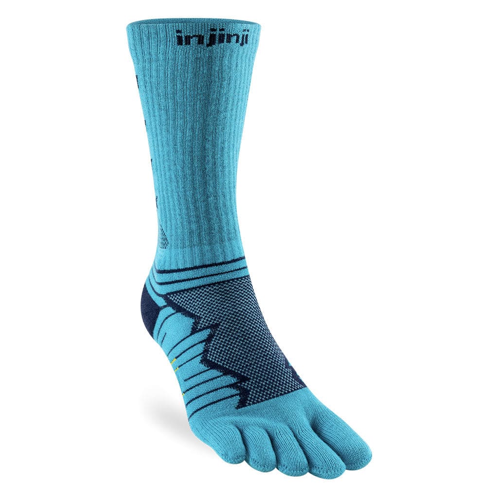 Injinji Medias Performance Ultra Run Crew Length -  Pacific Blue2
