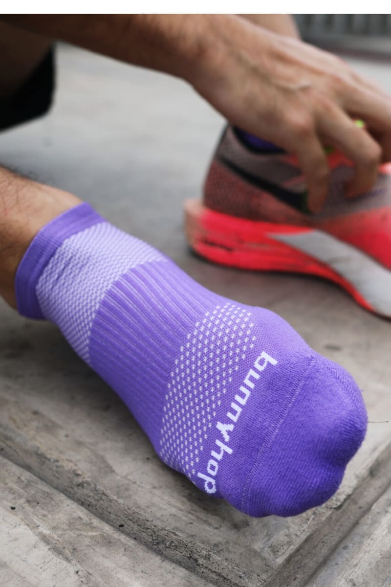 BunnyHop Medias No Show Morado2