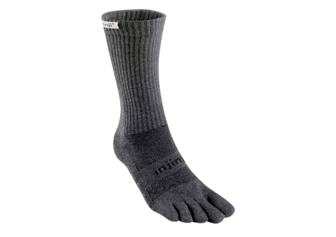 Injinji Media TRAIL Midweight Crew Coolmax Granite1