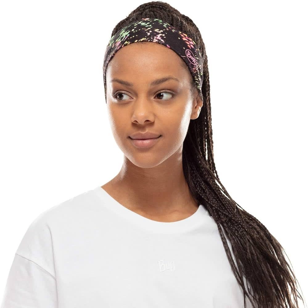 Buff Slim Headband Speckle Black2