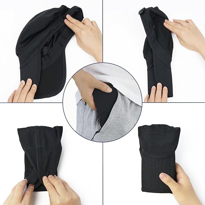 Gadiemkensd Gorra de Correr Plegable7