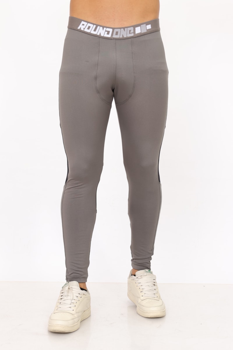RoundOne Compresor Deportivo Hombre Cintura Gris1