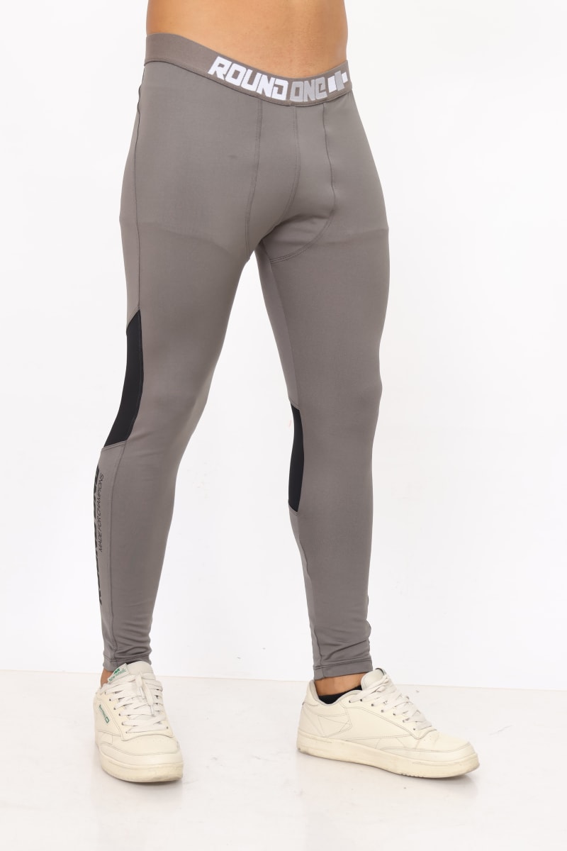 RoundOne Compresor Deportivo Hombre Cintura Gris2