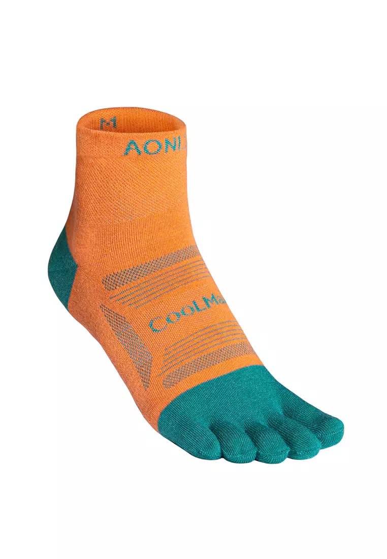 Aonijie Media Toe Naranja/Turquesa1
