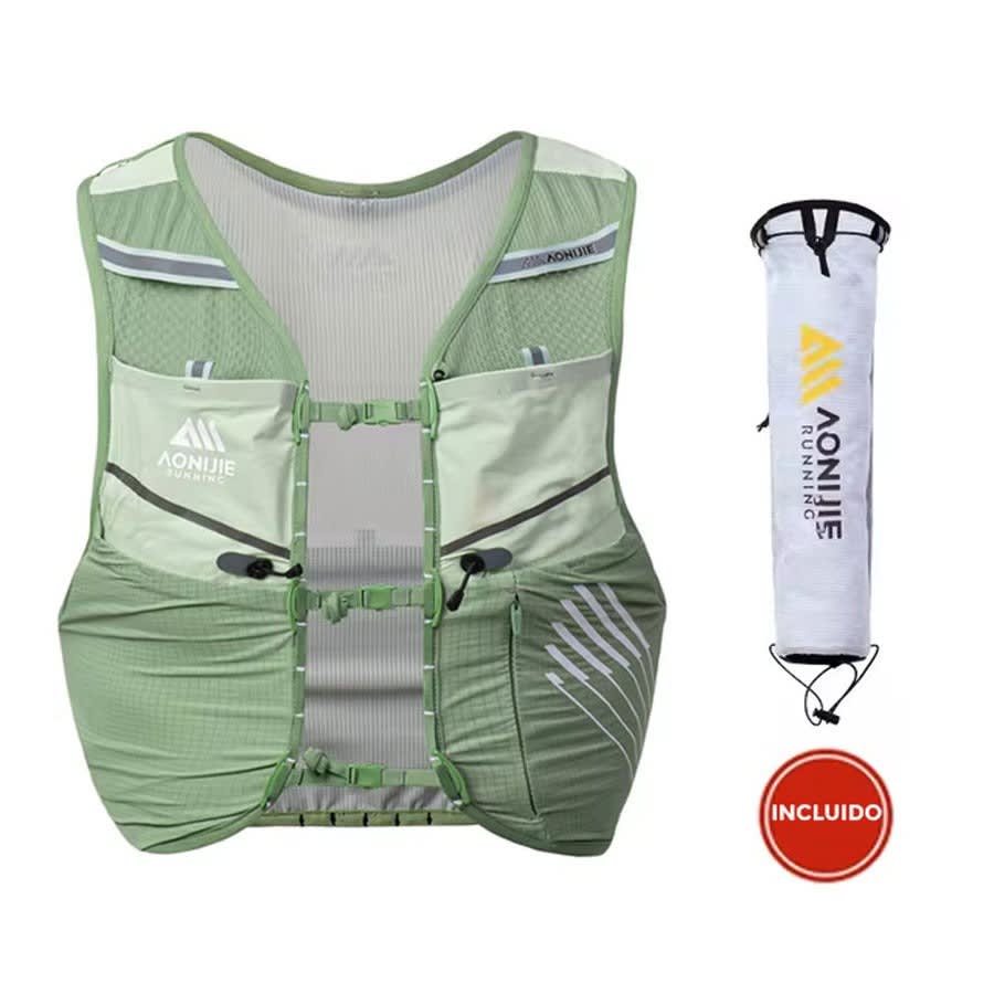 Aonijie Speed Series 5L con Portabastón Verde1