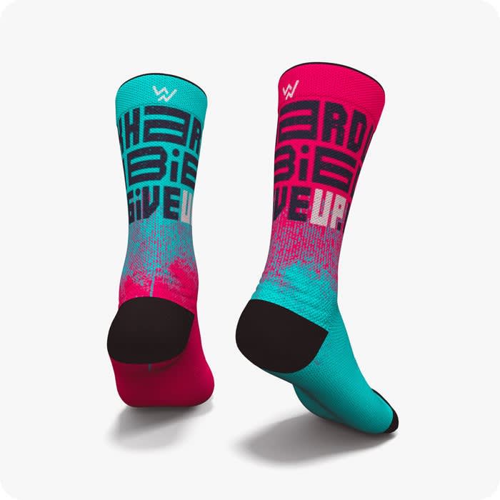 Wabiks Medias Hard Coral/Azul2