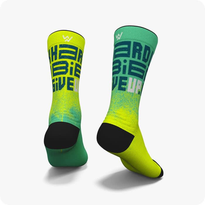 Wabiks Medias Hard Verde/Amarillo2