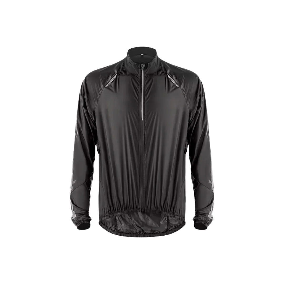 RockBros Casaca Cortaviento Ultraligera Negro1