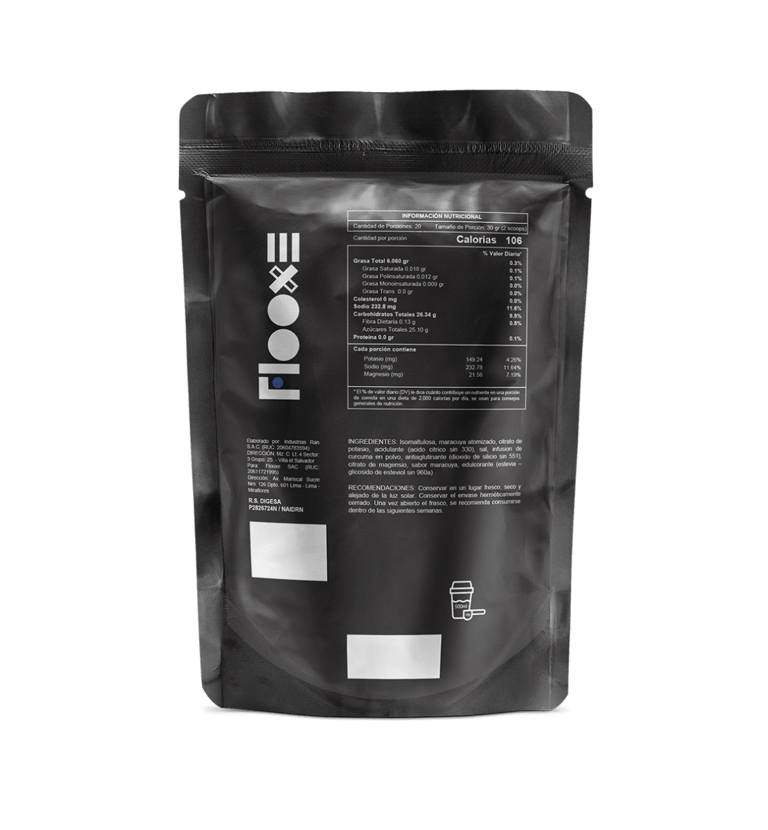 Flooxe Drink Mix - Passion Fruit2