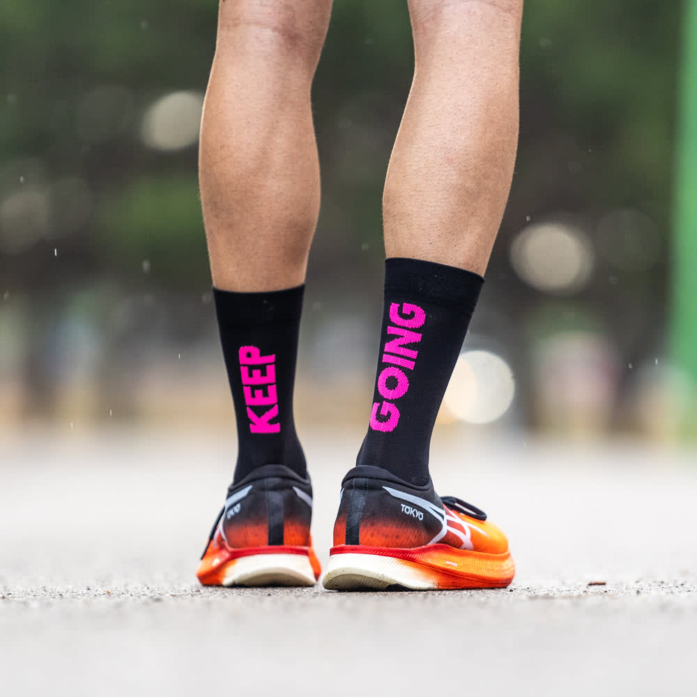 SPORCKS Medias Keep Going Black1