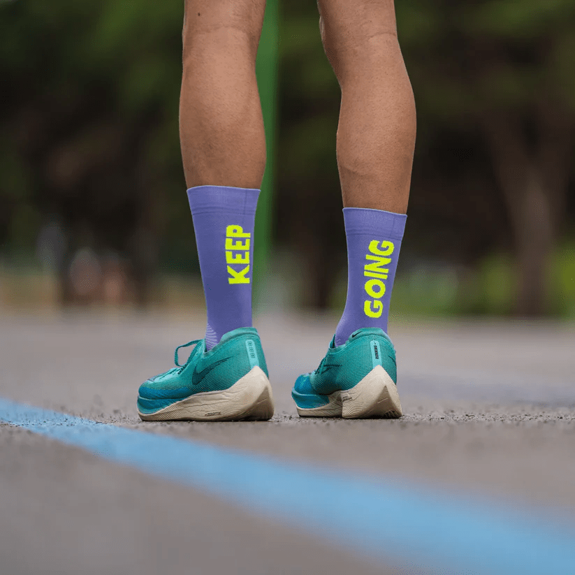 SPORCKS Medias Keep Going Morado3