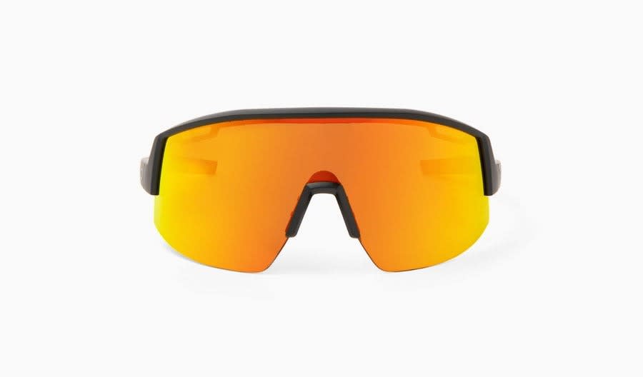 Optic Nerve FixieLux Matte Black w/Smoke Lens Red Mirror2